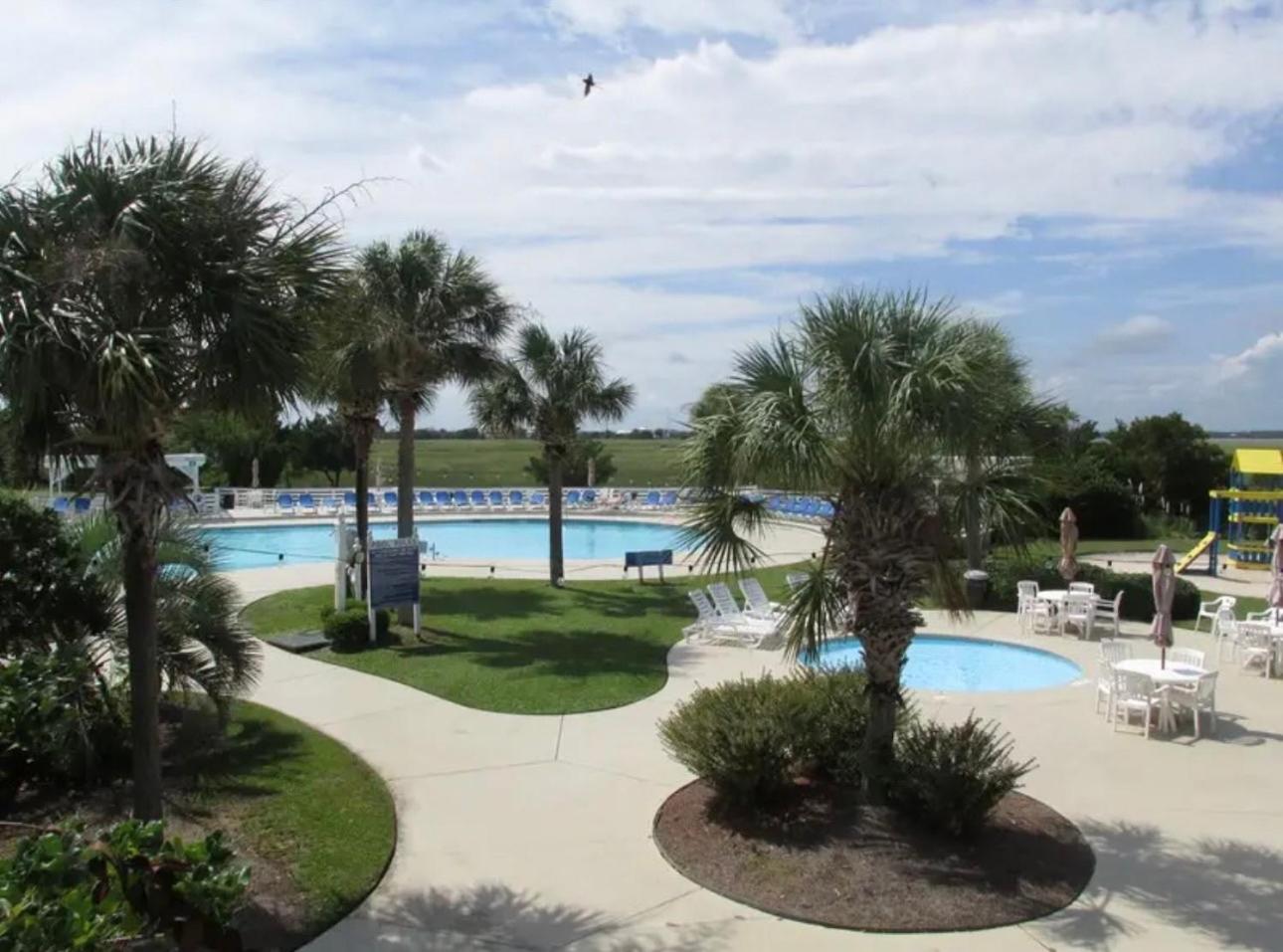 Villa Panoramic Marsh And Ocean Views. Steps To Beach And Pool. à Harbor Island Extérieur photo