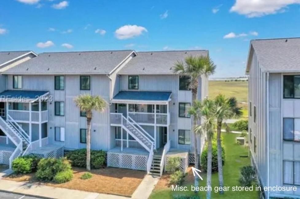 Villa Panoramic Marsh And Ocean Views. Steps To Beach And Pool. à Harbor Island Extérieur photo