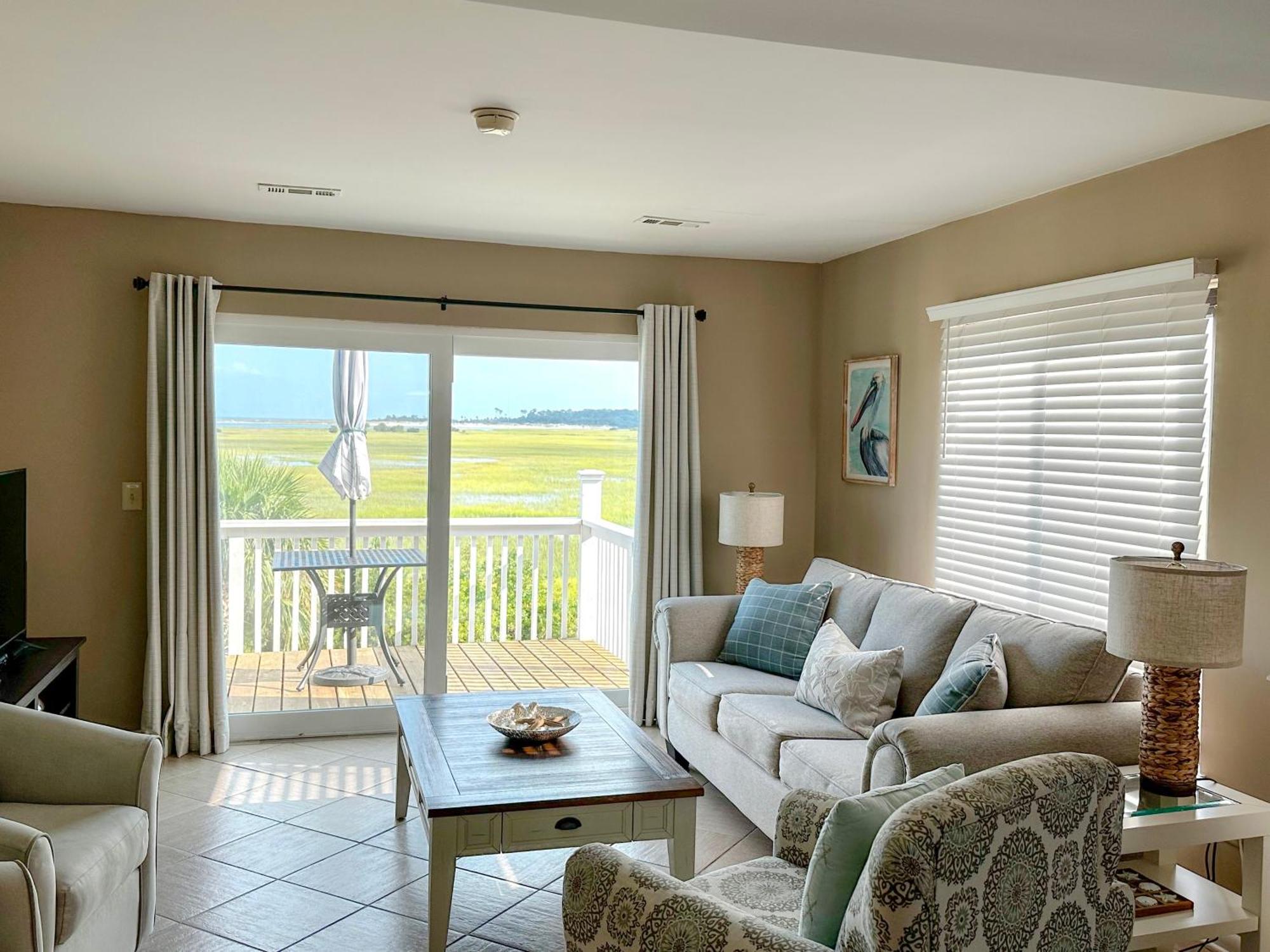 Villa Panoramic Marsh And Ocean Views. Steps To Beach And Pool. à Harbor Island Extérieur photo